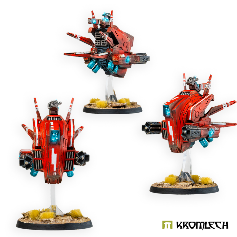 Caste Enclaves Emergency Drone Team Miniatures Kromlech    | Red Claw Gaming