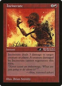 Incinerate (Oversized) [Oversize Cards] MTG Single Magic: The Gathering    | Red Claw Gaming