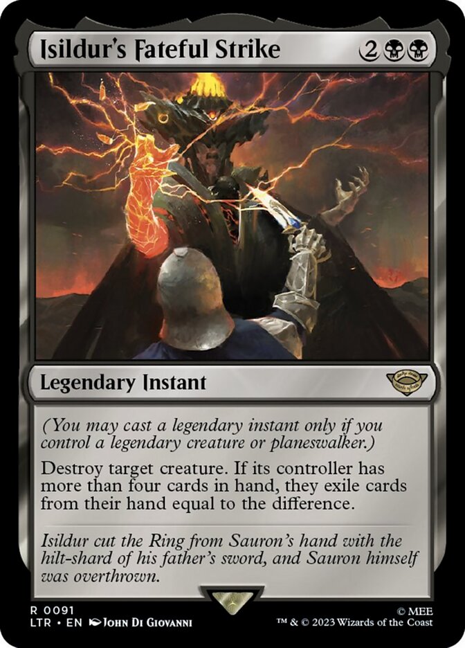 Isildur's Fateful Strike [The Lord of the Rings: Tales of Middle-Earth] MTG Single Magic: The Gathering | Red Claw Gaming