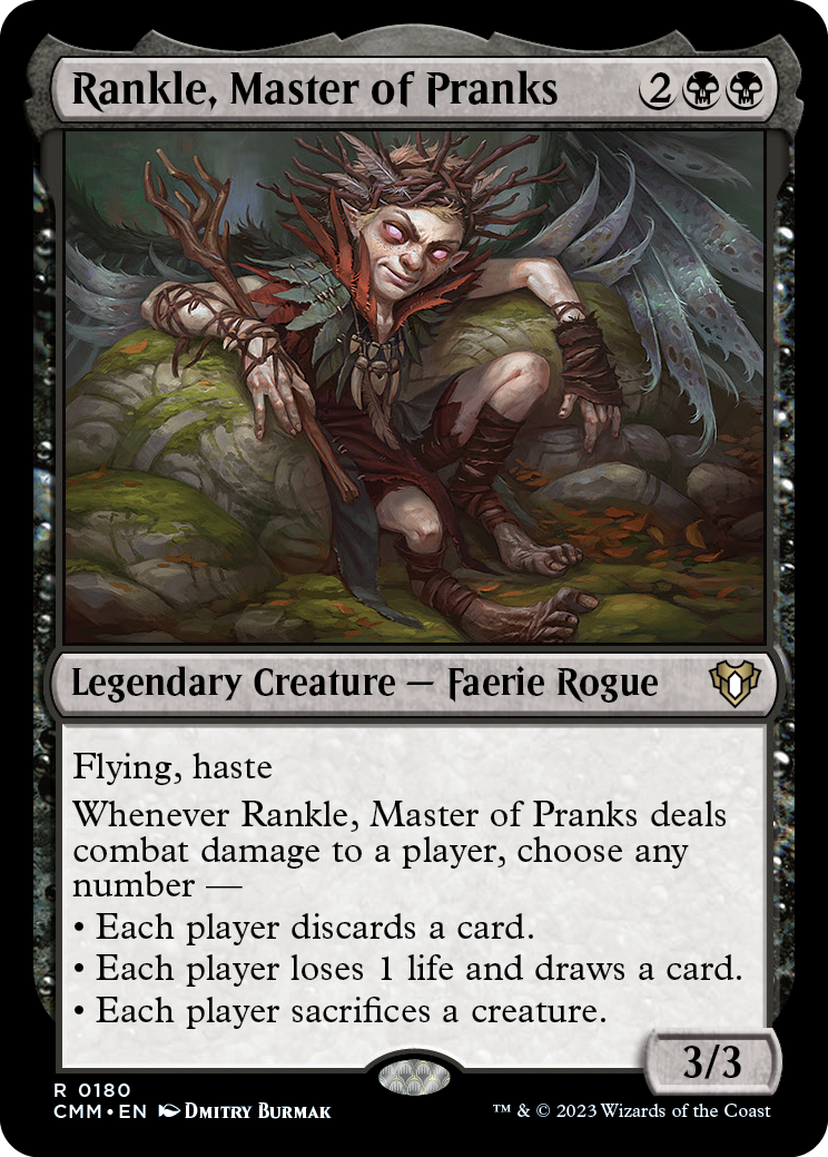 Rankle, Master of Pranks [Commander Masters] MTG Single Magic: The Gathering    | Red Claw Gaming