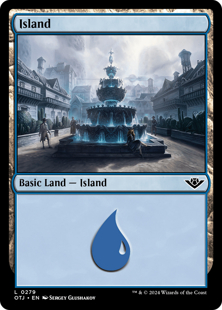 Island (0279) [Outlaws of Thunder Junction] MTG Single Magic: The Gathering    | Red Claw Gaming