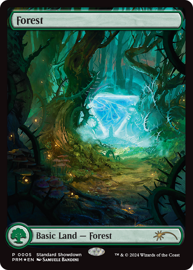 Forest (Samuele Bandini) (2024) [Standard Showdown Promos] MTG Single Magic: The Gathering    | Red Claw Gaming