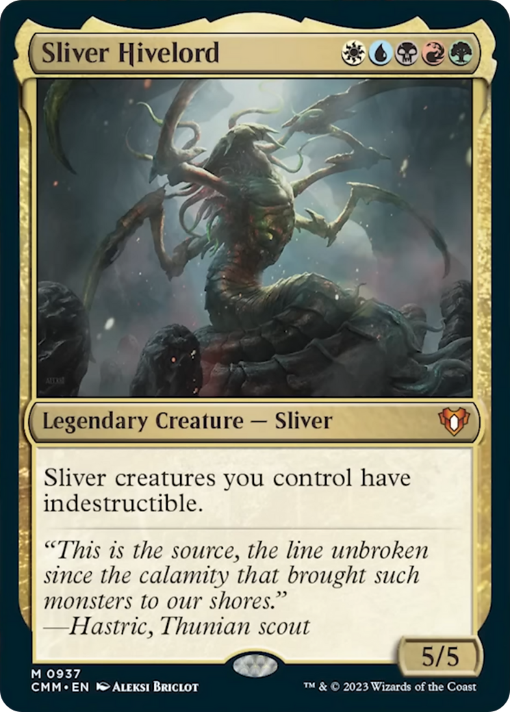 Sliver Hivelord [Commander Masters] MTG Single Magic: The Gathering | Red Claw Gaming