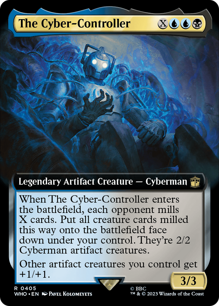 The Cyber-Controller (Extended Art) [Doctor Who] MTG Single Magic: The Gathering    | Red Claw Gaming