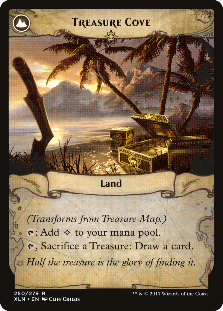 Treasure Map // Treasure Cove [Secret Lair: From Cute to Brute] MTG Single Magic: The Gathering    | Red Claw Gaming