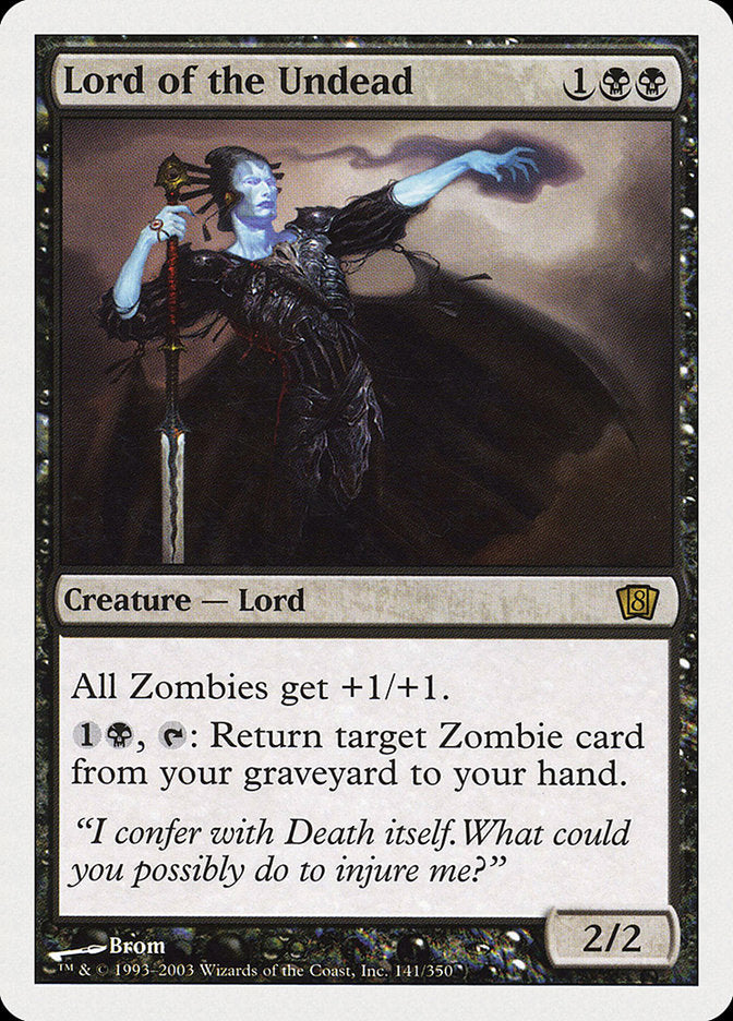 Lord of the Undead (8th Edition) [Oversize Cards] MTG Single Magic: The Gathering    | Red Claw Gaming