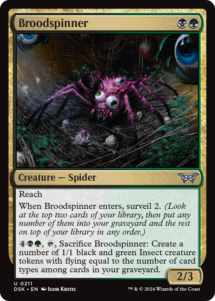 Broodspinner [Duskmourn: House of Horror] MTG Single Magic: The Gathering    | Red Claw Gaming