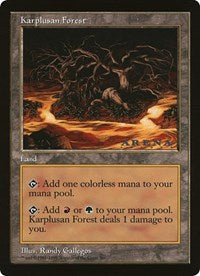 Karplusan Forest (Oversized) [Oversize Cards] MTG Single Magic: The Gathering    | Red Claw Gaming