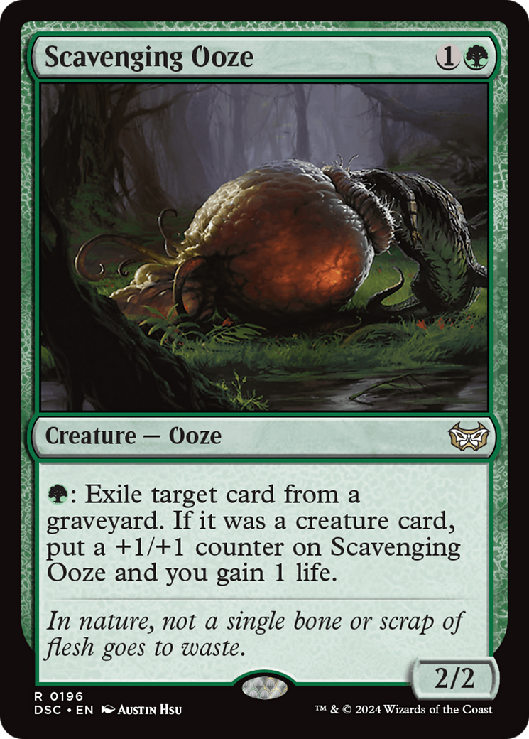 Scavenging Ooze [Duskmourn: House of Horror Commander] MTG Single Magic: The Gathering    | Red Claw Gaming