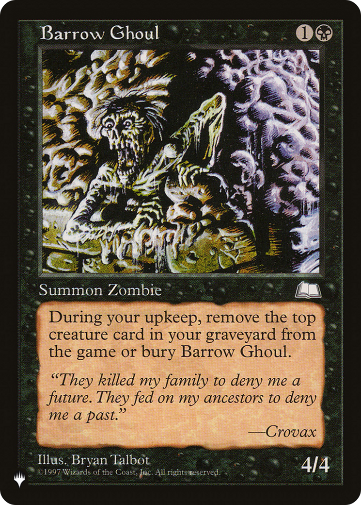 Barrow Ghoul [The List] MTG Single Magic: The Gathering    | Red Claw Gaming