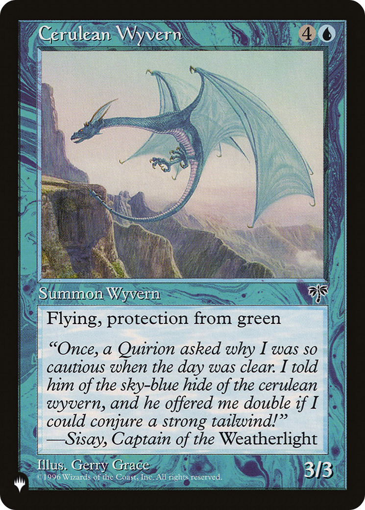 Cerulean Wyvern [The List Reprints] MTG Single Magic: The Gathering    | Red Claw Gaming