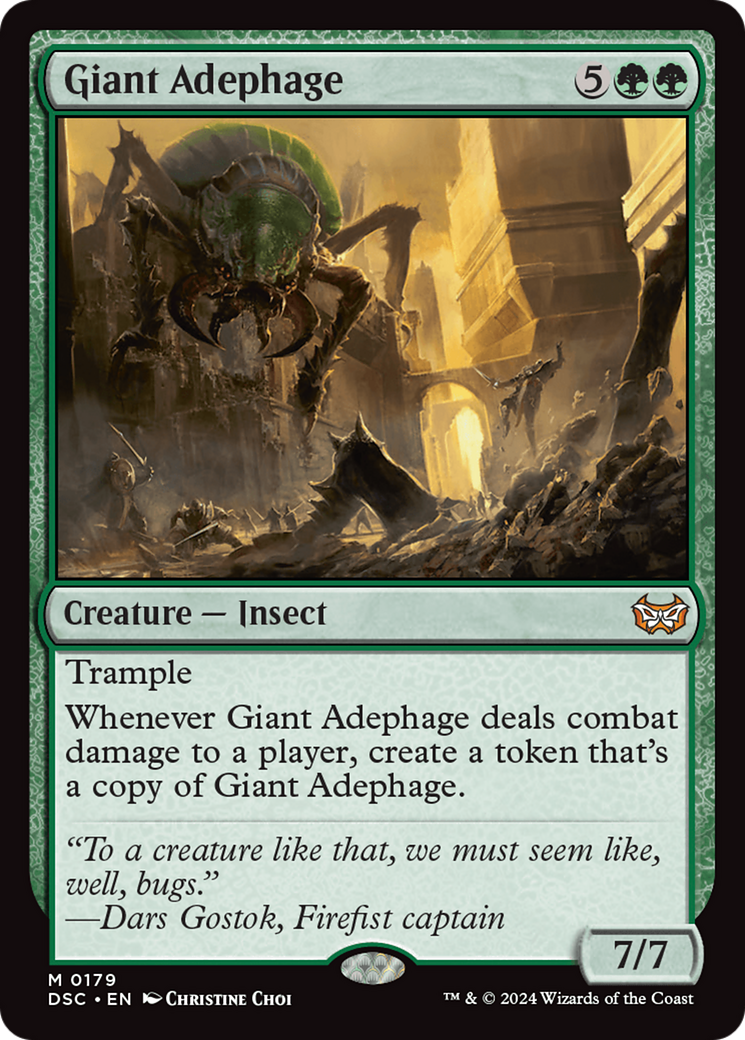 Giant Adephage [Duskmourn: House of Horror Commander] MTG Single Magic: The Gathering    | Red Claw Gaming