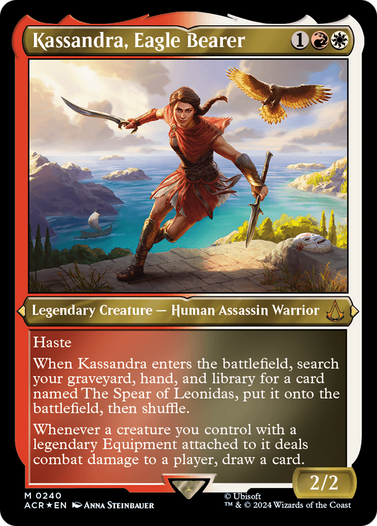 Kassandra, Eagle Bearer (Foil Etched) [Assassin's Creed] | Red Claw Gaming