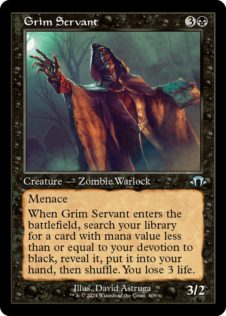 Grim Servant (Retro) [Modern Horizons 3] MTG Single Magic: The Gathering    | Red Claw Gaming