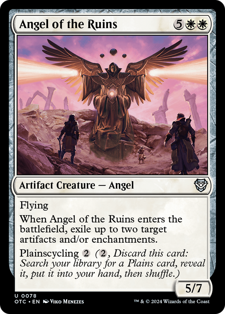 Angel of the Ruins [Outlaws of Thunder Junction Commander] MTG Single Magic: The Gathering    | Red Claw Gaming