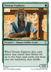 Veteran Explorer (White Border) [Mystery Booster 2] MTG Single Magic: The Gathering    | Red Claw Gaming