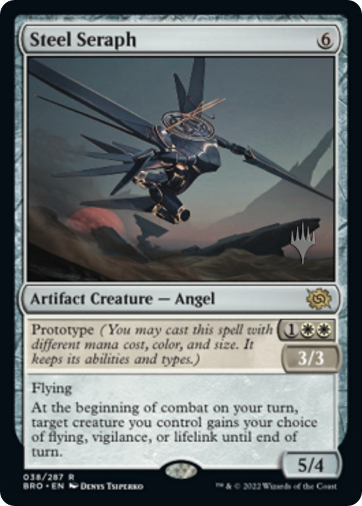 Steel Seraph (Promo Pack) [The Brothers' War Promos] MTG Single Magic: The Gathering    | Red Claw Gaming