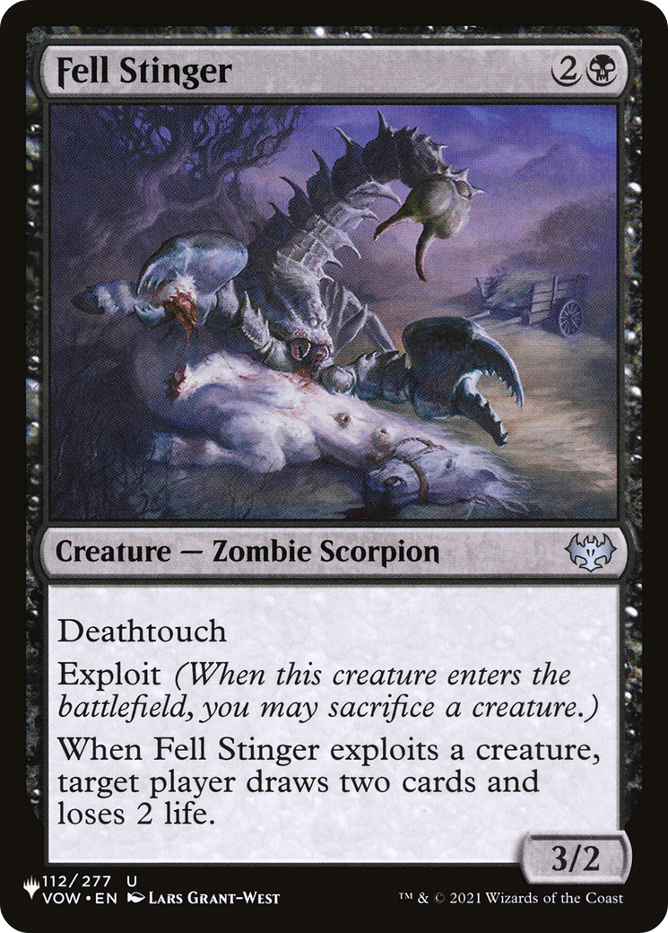 Fell Stinger [The List Reprints] MTG Single Magic: The Gathering    | Red Claw Gaming