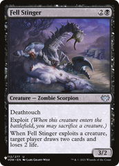 Fell Stinger [The List Reprints] MTG Single Magic: The Gathering    | Red Claw Gaming