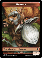 Hamster // City's Blessing Double-Sided Token [Bloomburrow Commander Tokens] MTG Single Magic: The Gathering    | Red Claw Gaming