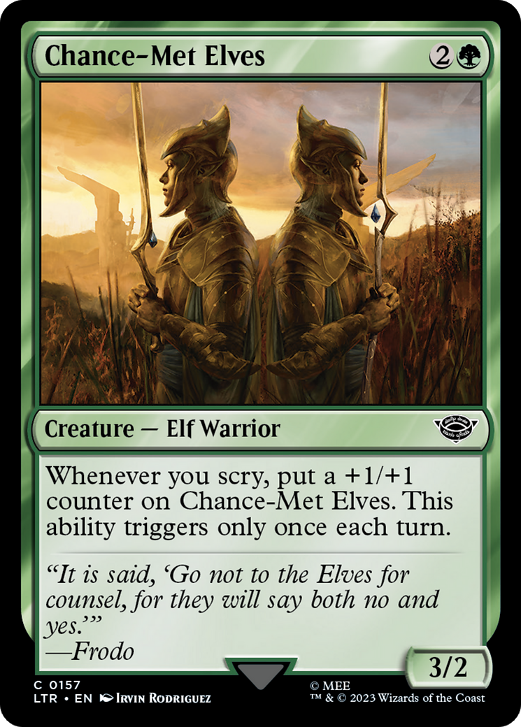 Chance-Met Elves [The Lord of the Rings: Tales of Middle-Earth] MTG Single Magic: The Gathering | Red Claw Gaming