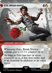 Ezio, Brash Novice (Showcase) [Assassin's Creed] MTG Single Magic: The Gathering    | Red Claw Gaming