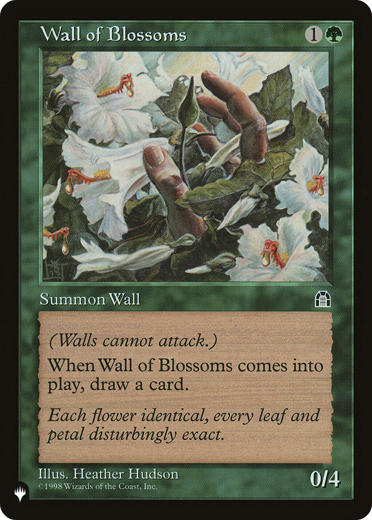 Wall of Blossoms [The List Reprints] MTG Single Magic: The Gathering    | Red Claw Gaming