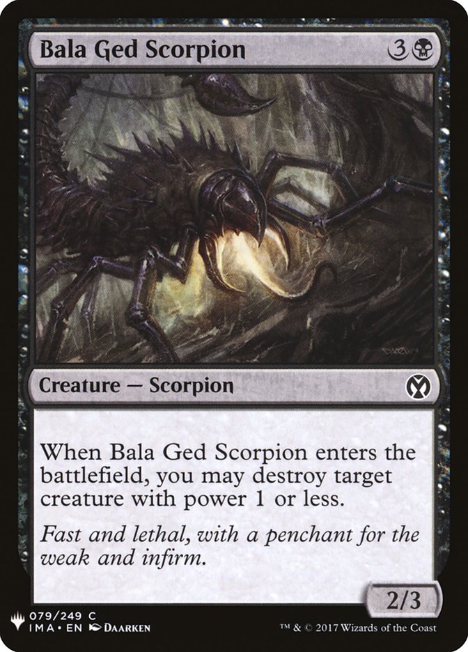 Bala Ged Scorpion [Mystery Booster] MTG Single Magic: The Gathering | Red Claw Gaming