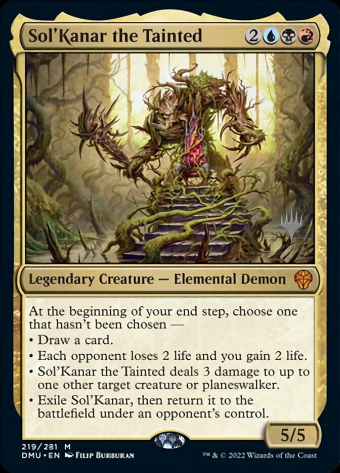 Sol'Kanar the Tainted (Promo Pack) [Dominaria United Promos] MTG Single Magic: The Gathering    | Red Claw Gaming