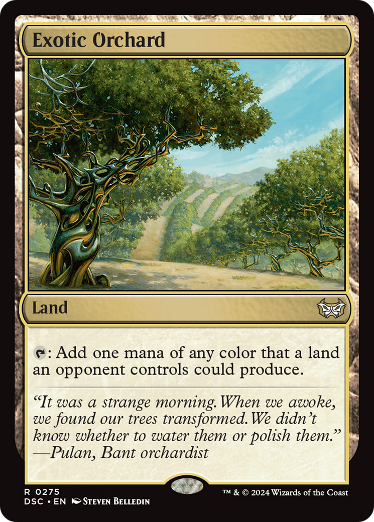 Exotic Orchard [Duskmourn: House of Horror Commander] MTG Single Magic: The Gathering    | Red Claw Gaming