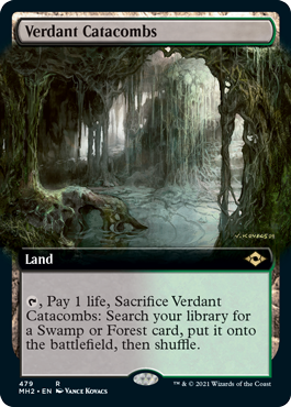 Verdant Catacombs (Extended Art) [Modern Horizons 2] MTG Single Magic: The Gathering    | Red Claw Gaming