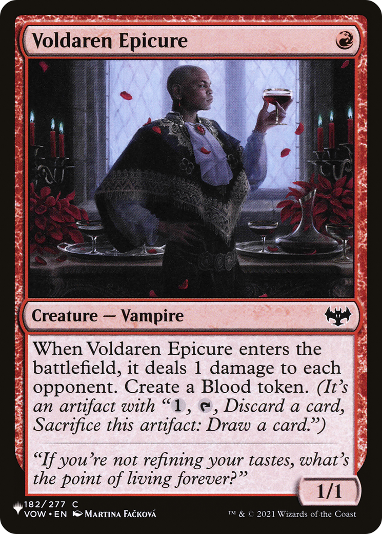 Voldaren Epicure [The List Reprints] MTG Single Magic: The Gathering    | Red Claw Gaming