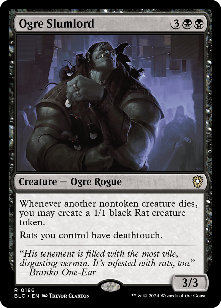 Ogre Slumlord [Bloomburrow Commander] MTG Single Magic: The Gathering | Red Claw Gaming