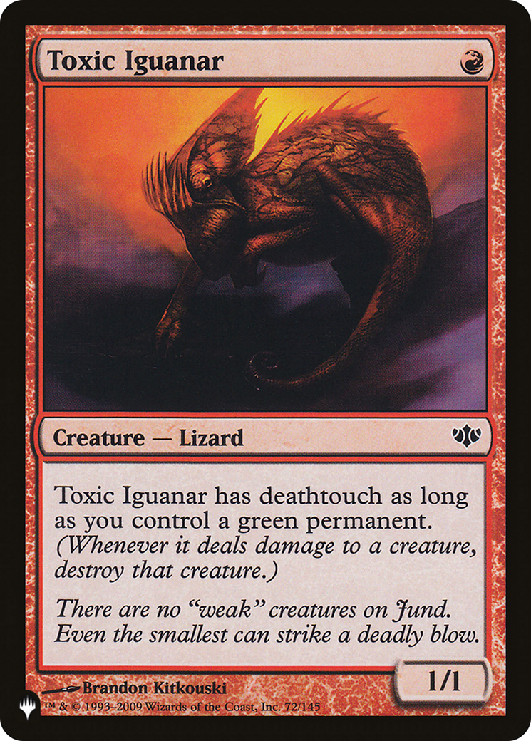 Toxic Iguanar [The List] MTG Single Magic: The Gathering    | Red Claw Gaming