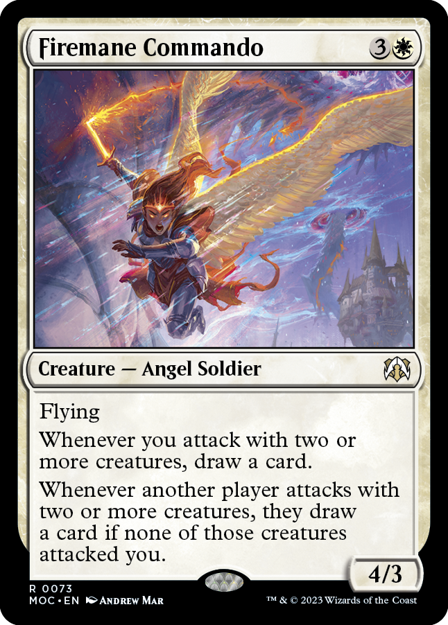 Firemane Commando [March of the Machine Commander] MTG Single Magic: The Gathering | Red Claw Gaming