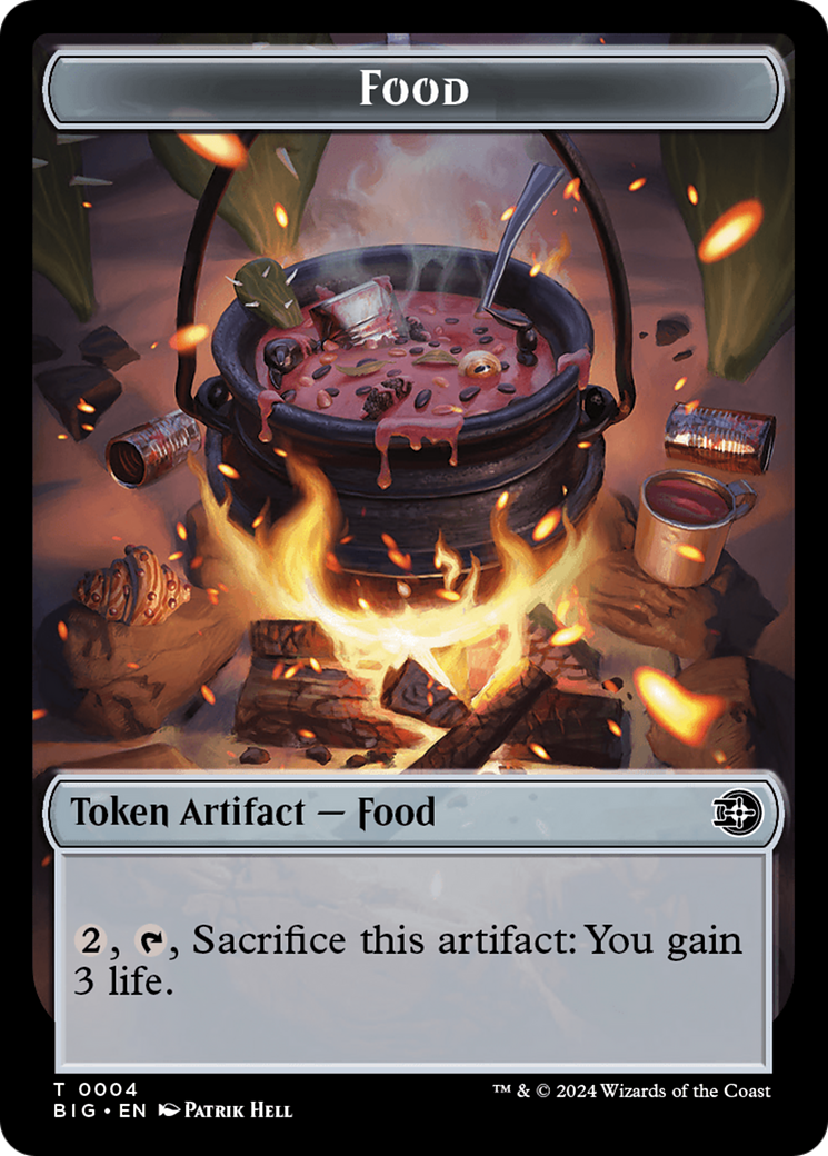 Food // Plot Double-Sided Token [Outlaws of Thunder Junction: The Big Score Tokens] MTG Single Magic: The Gathering    | Red Claw Gaming