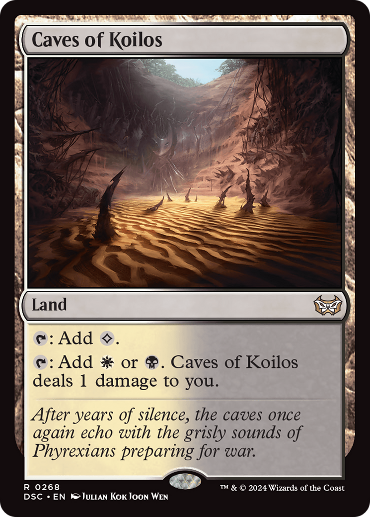 Caves of Koilos [Duskmourn: House of Horror Commander] MTG Single Magic: The Gathering    | Red Claw Gaming