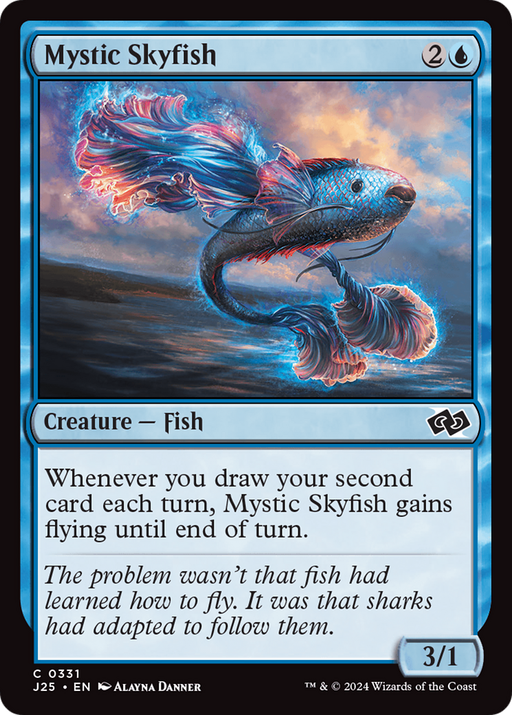 Mystic Skyfish [Foundations Jumpstart] MTG Single Magic: The Gathering    | Red Claw Gaming