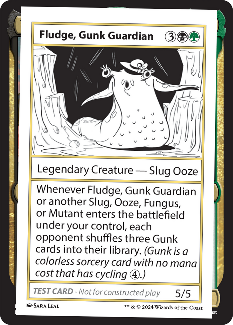 Fludge, Gunk Guardian [Mystery Booster 2 Playtest Cards] MTG Single Magic: The Gathering    | Red Claw Gaming