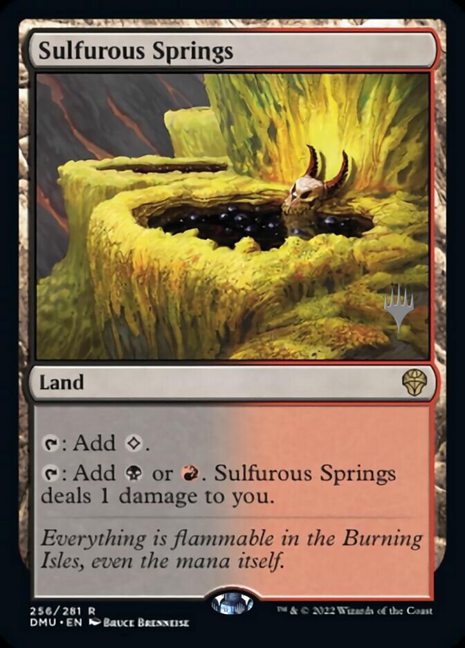 Sulfurous Springs (Promo Pack) [Dominaria United Promos] MTG Single Magic: The Gathering    | Red Claw Gaming