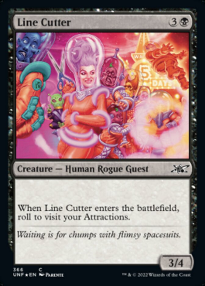 Line Cutter (Galaxy Foil) [Unfinity] MTG Single Magic: The Gathering    | Red Claw Gaming