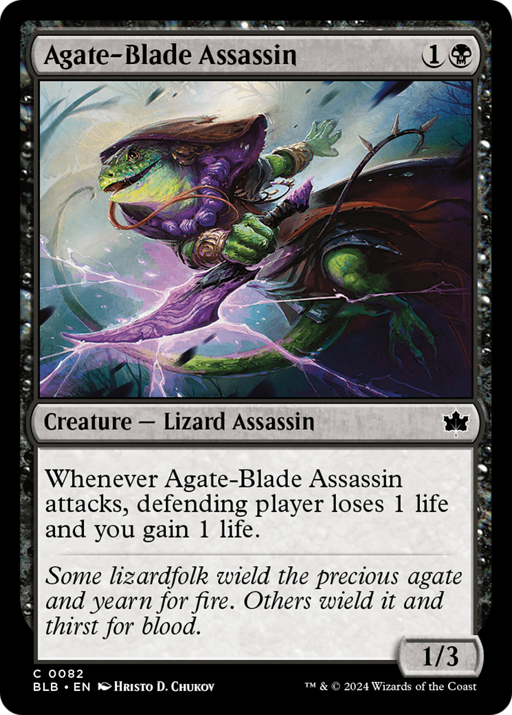 Agate-Blade Assassin [Bloomburrow] MTG Single Magic: The Gathering    | Red Claw Gaming