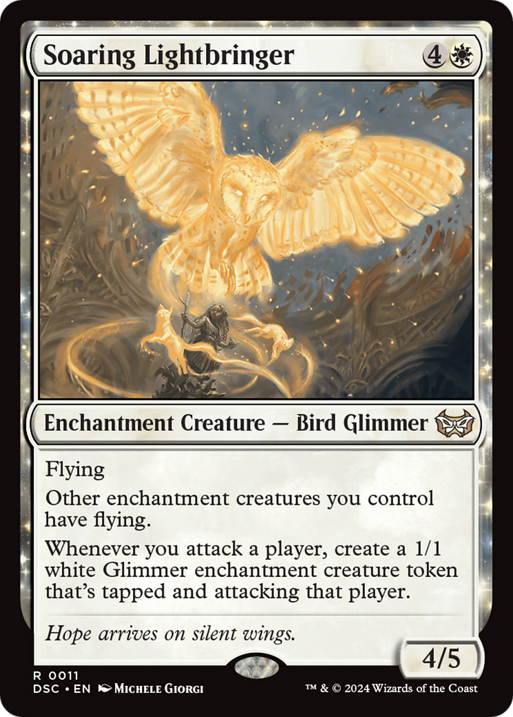 Soaring Lightbringer [Duskmourn: House of Horror Commander] MTG Single Magic: The Gathering    | Red Claw Gaming