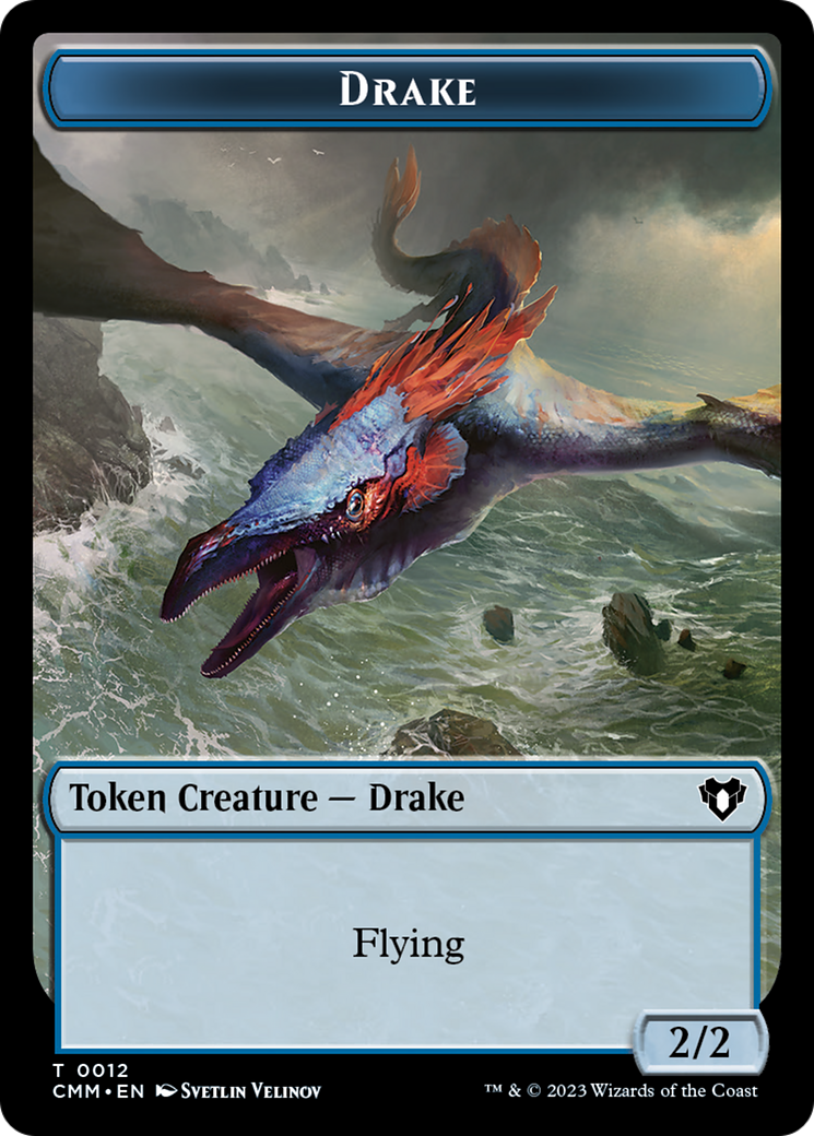 Drake Token [Commander Masters Tokens] MTG Single Magic: The Gathering    | Red Claw Gaming