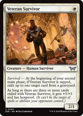 Veteran Survivor [Duskmourn: House of Horror] MTG Single Magic: The Gathering    | Red Claw Gaming