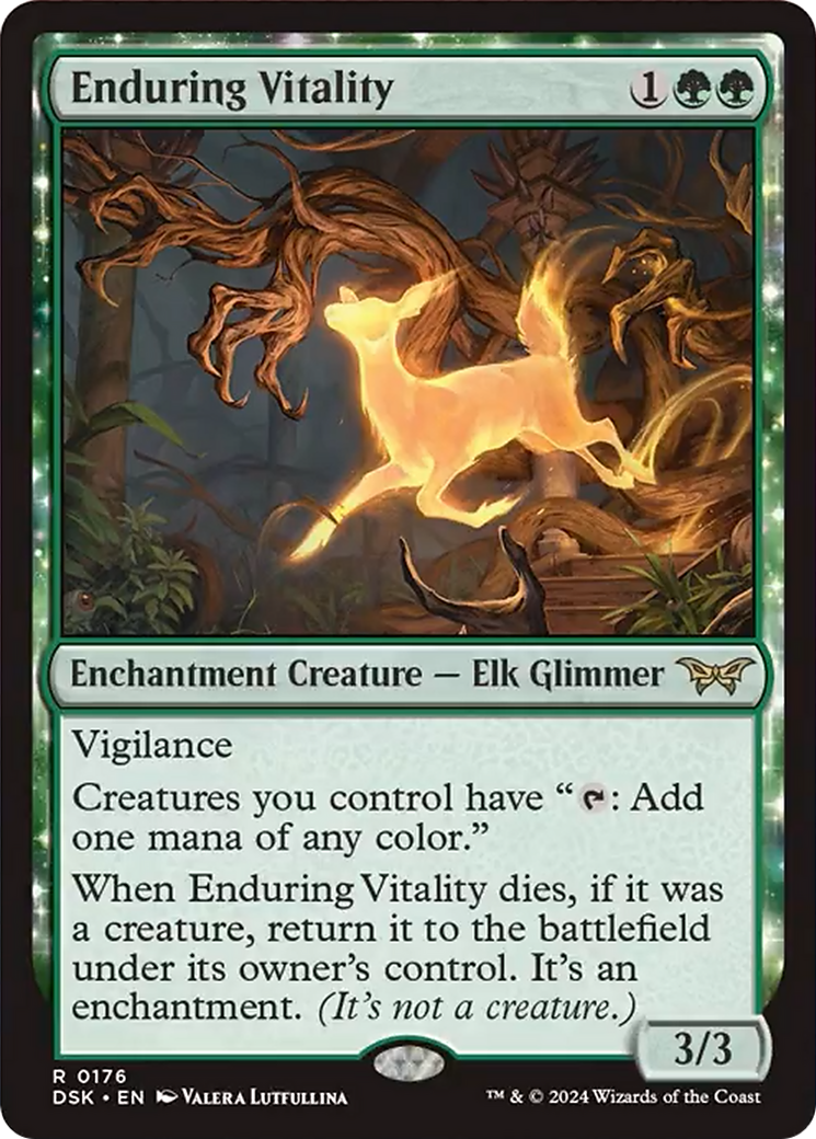 Enduring Vitality [Duskmourn: House of Horror] MTG Single Magic: The Gathering    | Red Claw Gaming