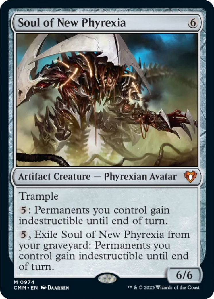 Soul of New Phyrexia [Commander Masters] MTG Single Magic: The Gathering    | Red Claw Gaming