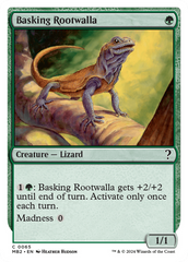 Basking Rootwalla (White Border) [Mystery Booster 2] MTG Single Magic: The Gathering    | Red Claw Gaming