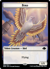 Elephant // Bird Double-Sided Token [Dominaria Remastered Tokens] MTG Single Magic: The Gathering    | Red Claw Gaming