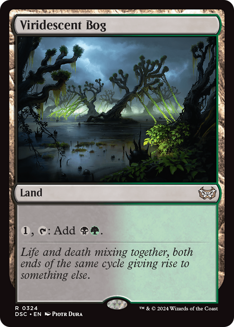 Viridescent Bog [Duskmourn: House of Horror Commander] MTG Single Magic: The Gathering    | Red Claw Gaming